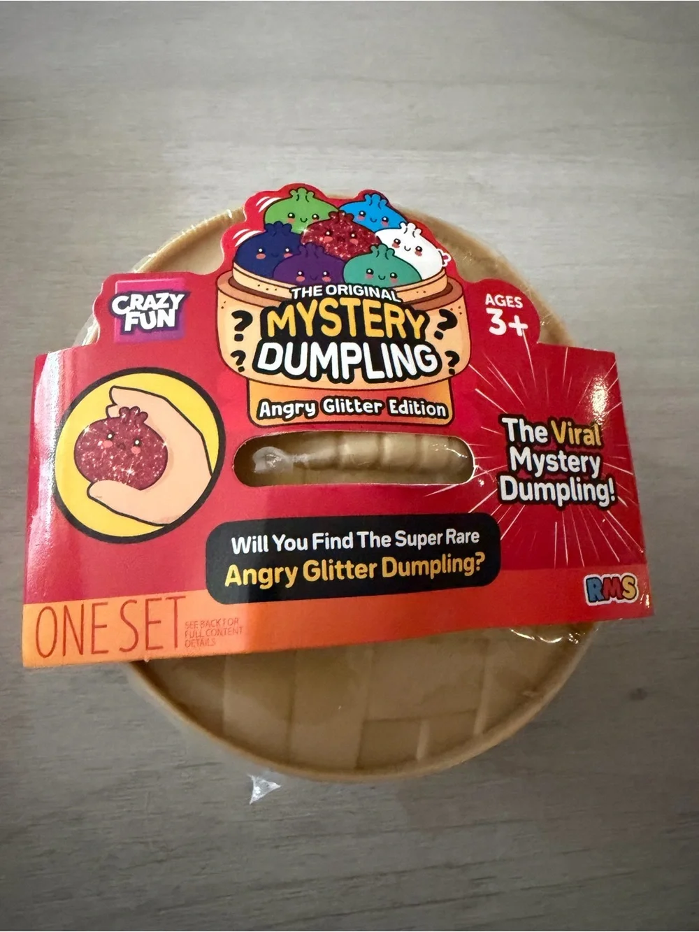 RMS Mystery Dumpling Angry Glitter Edition. Sealed!